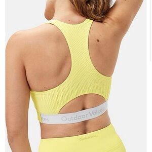 OUTDOOR VOICES Doing Things Bra - Gecko